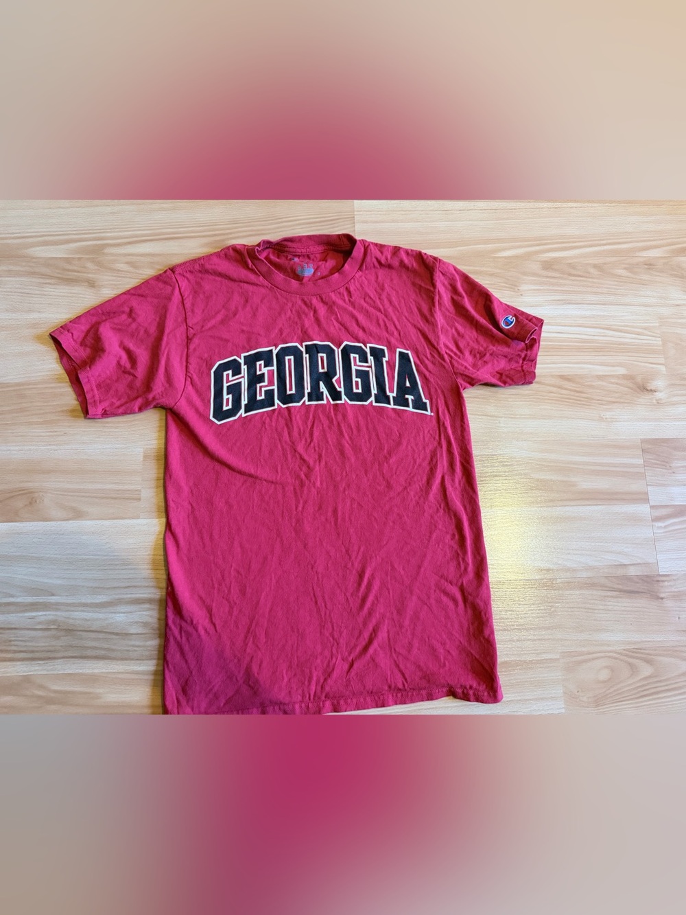 Georgia Bulldogs Red Tshirt Size Small UGA